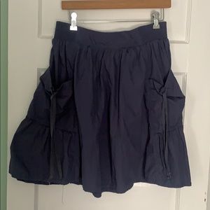 Blue skirt